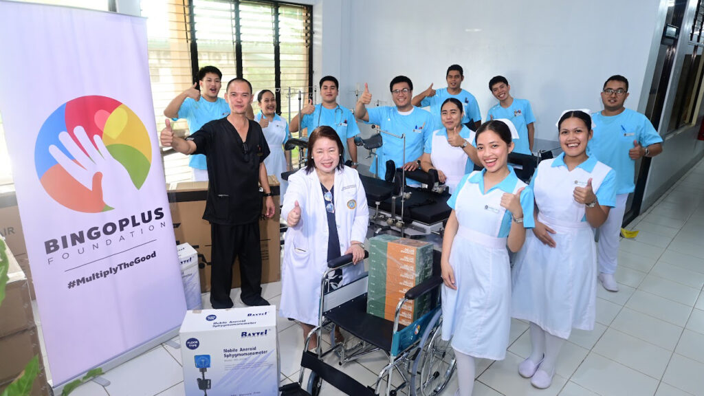 Valladolid District Hospital, the hub of surgeries and other critical operations for indigents of Negros Occidental, received beds, operating tables, and other medical equipment, while select patients are extended financial support.