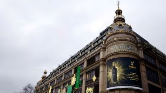 View of the facade of the Printemps department store in Paris, France. (Reuters Photo)
