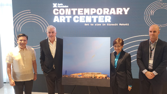 Ayala Foundation president Tony Lambino, chairman Fernando Zobel de Ayala, Ayala Land president and CEO Meean Dy and Ayala Foundation vice chairman Jaime Z. Urquijo