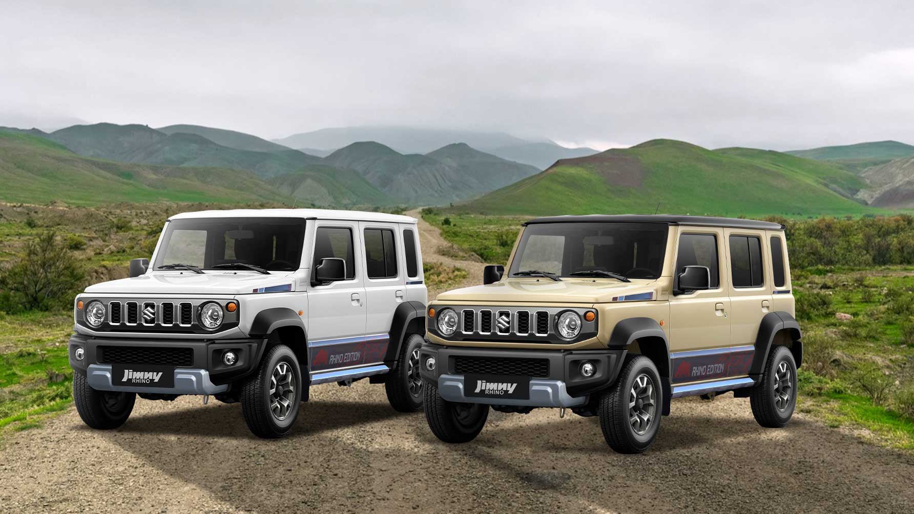 Ready to go. Suzuki Jimny 5-door Rhino Edition is now out.