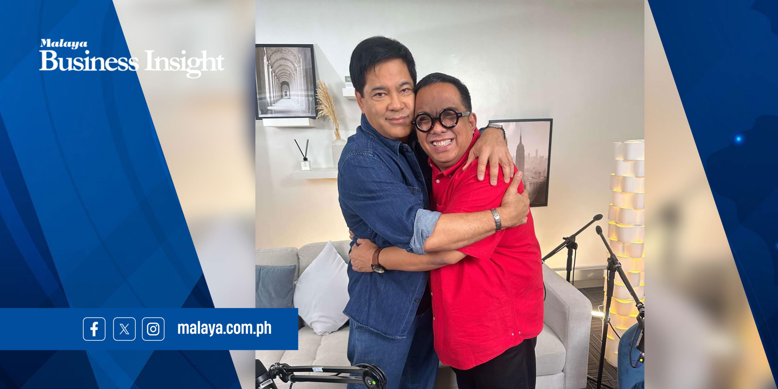 Martin Nievera with the author