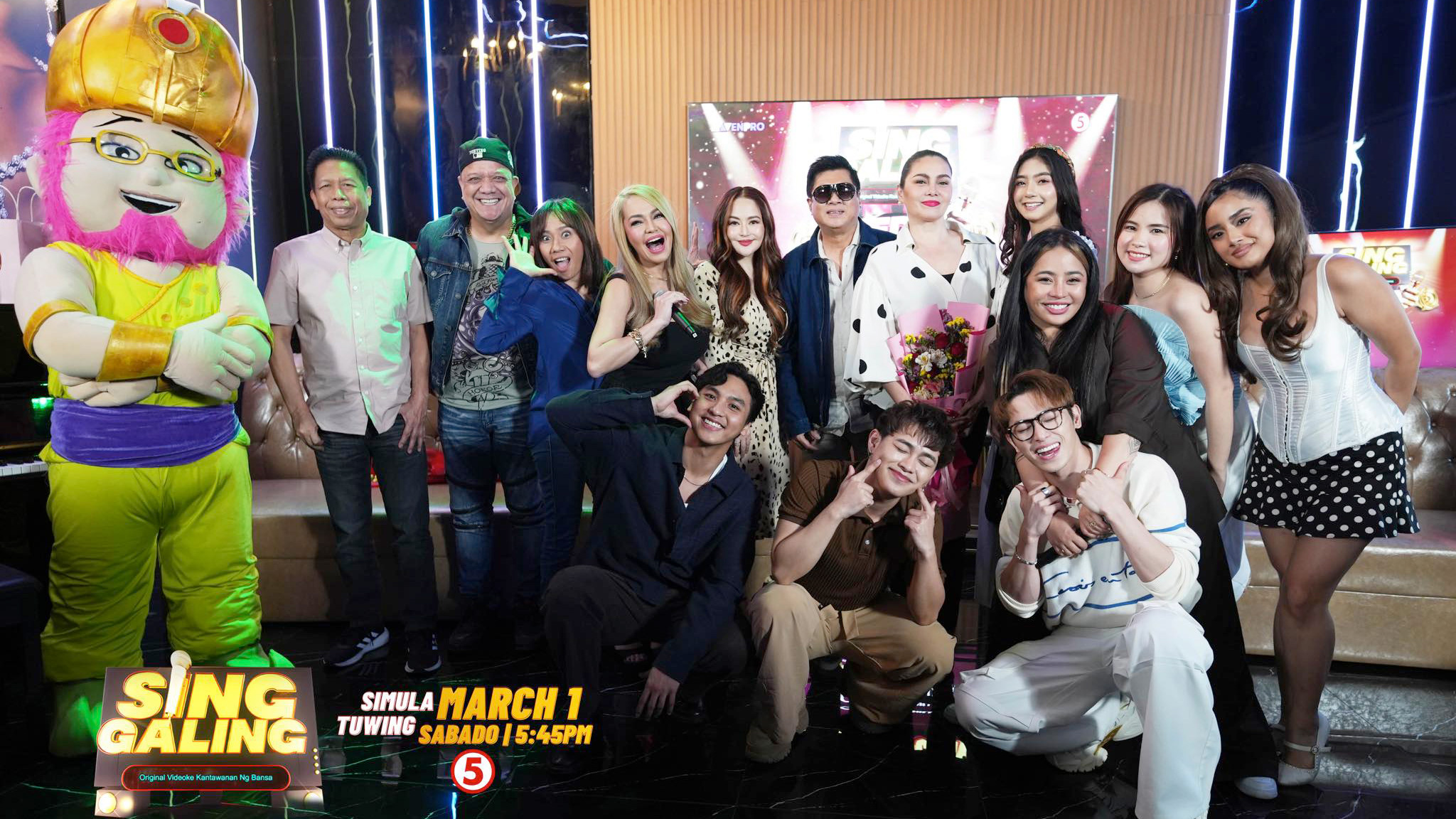 “Sing Galing” Jukebosses, Singtokers with “Singmasters” Randy Santiago and K Brosas