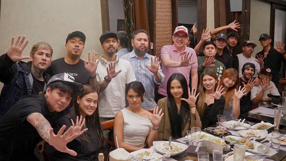 Bam Aquino with local music artists