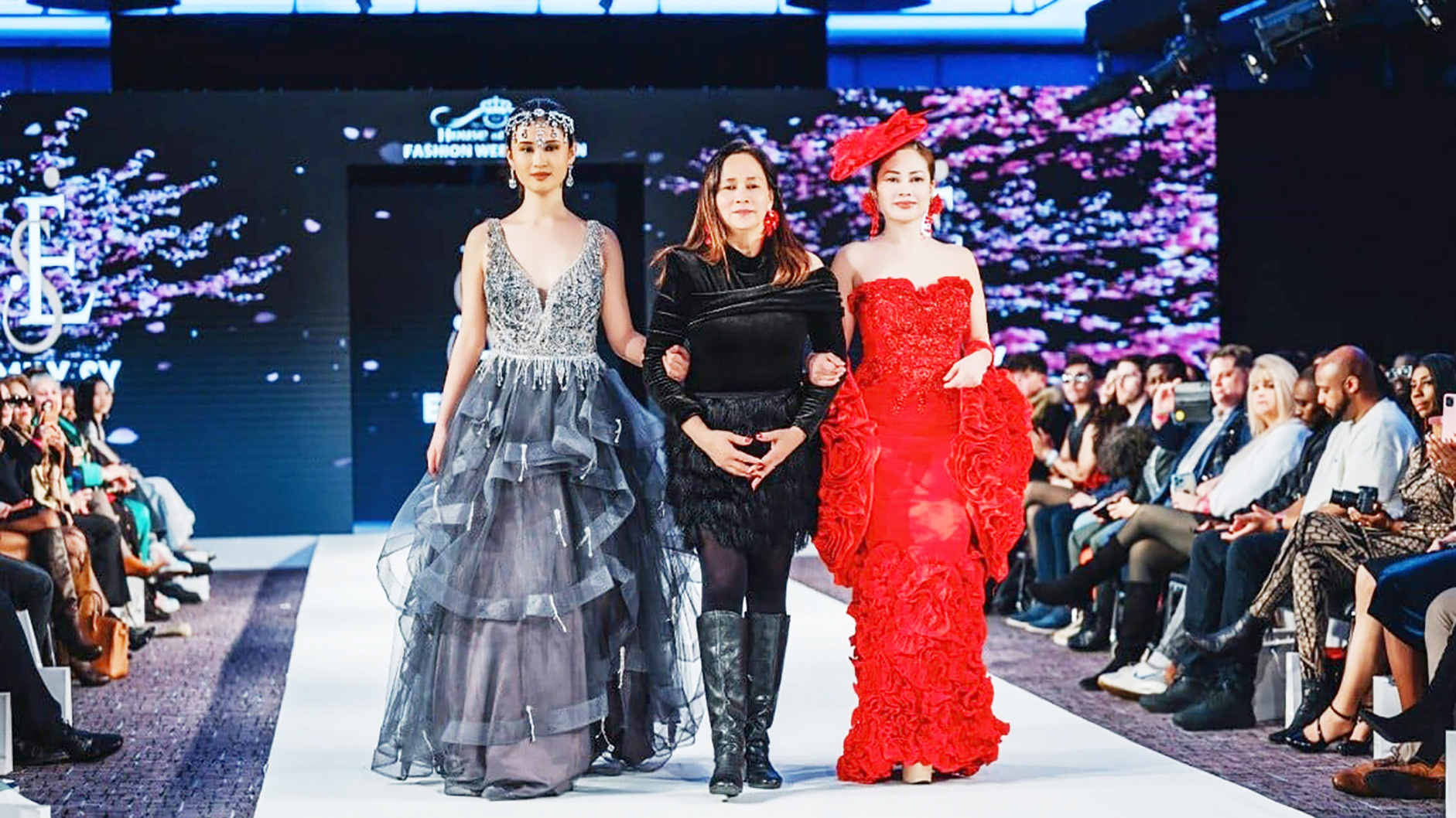 Emily Sy and her models